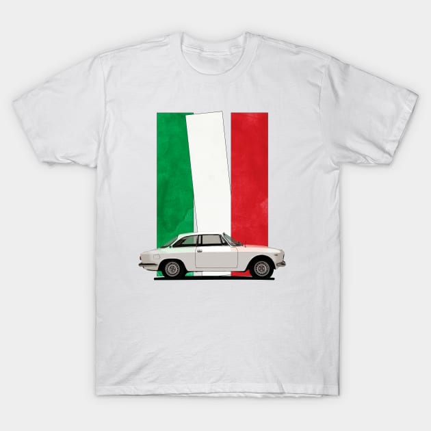 60s Giulia Sprint GT Coupe T-Shirt by mvommen